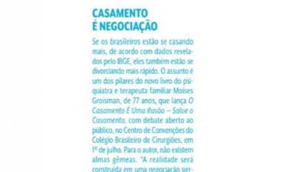 Veja RIO - Casamento  negociao